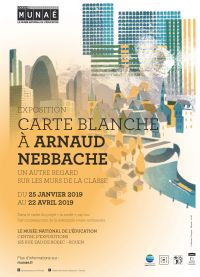 Exposition Carte blanche à A. Nebbache, illustrateur jeunesse. Du 26 au 28 janvier 2019 à Rouen. Seine-Maritime.  15H00